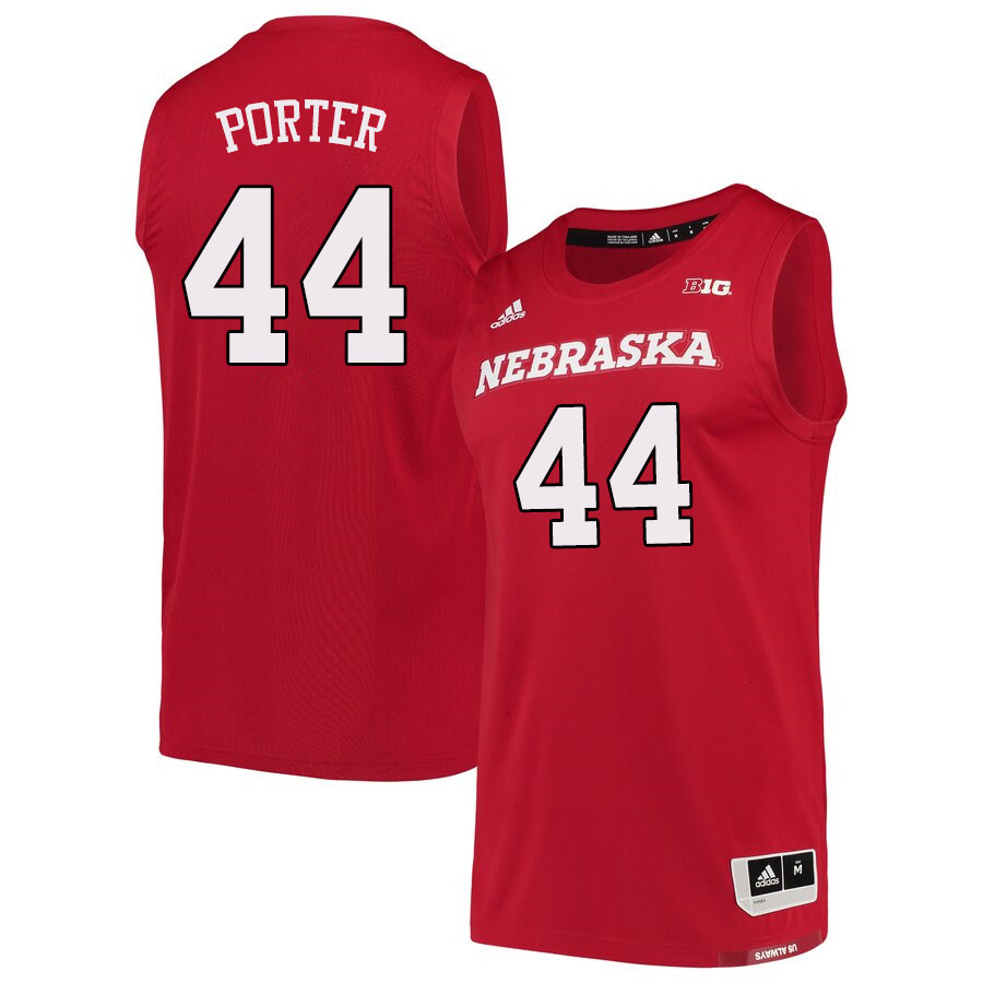 Men #44 Bret Porter Nebraska Cornhuskers College Basketball Jerseys Sale-Scarlet - Click Image to Close
